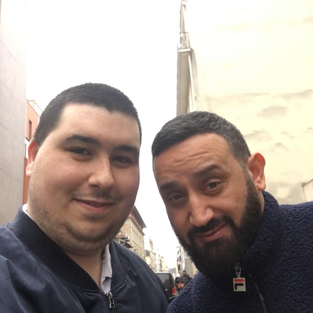 Mehdi Zoghbi avec Cyril Hanouna