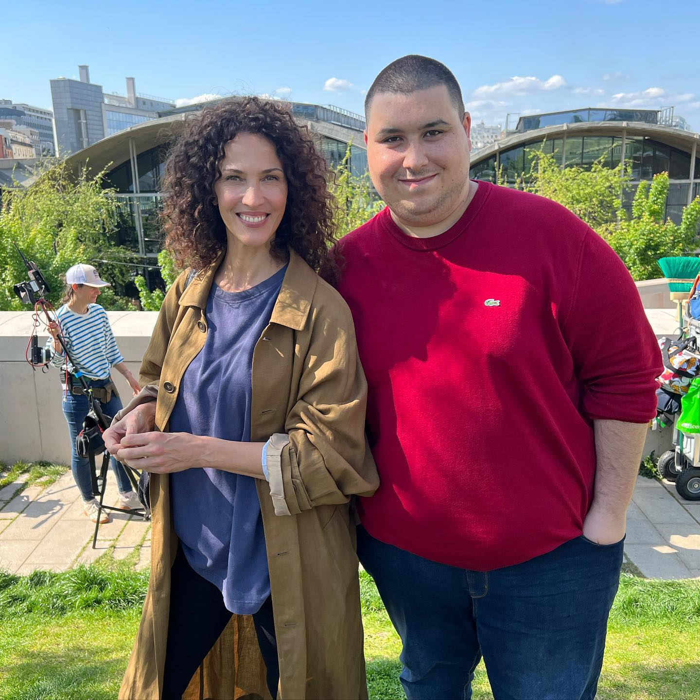 Mehdi Zoghbi avec Linda Hardy