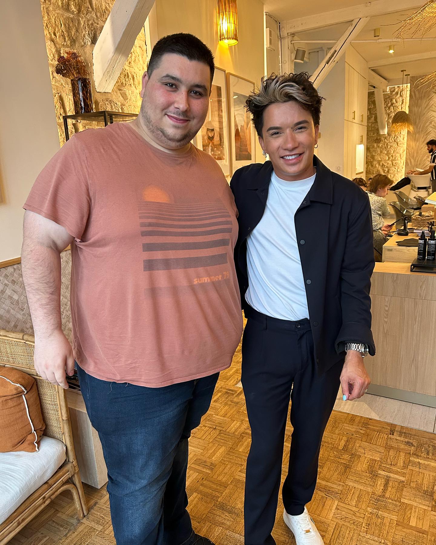 Mehdi Zoghbi avec Nicolas Waldorf